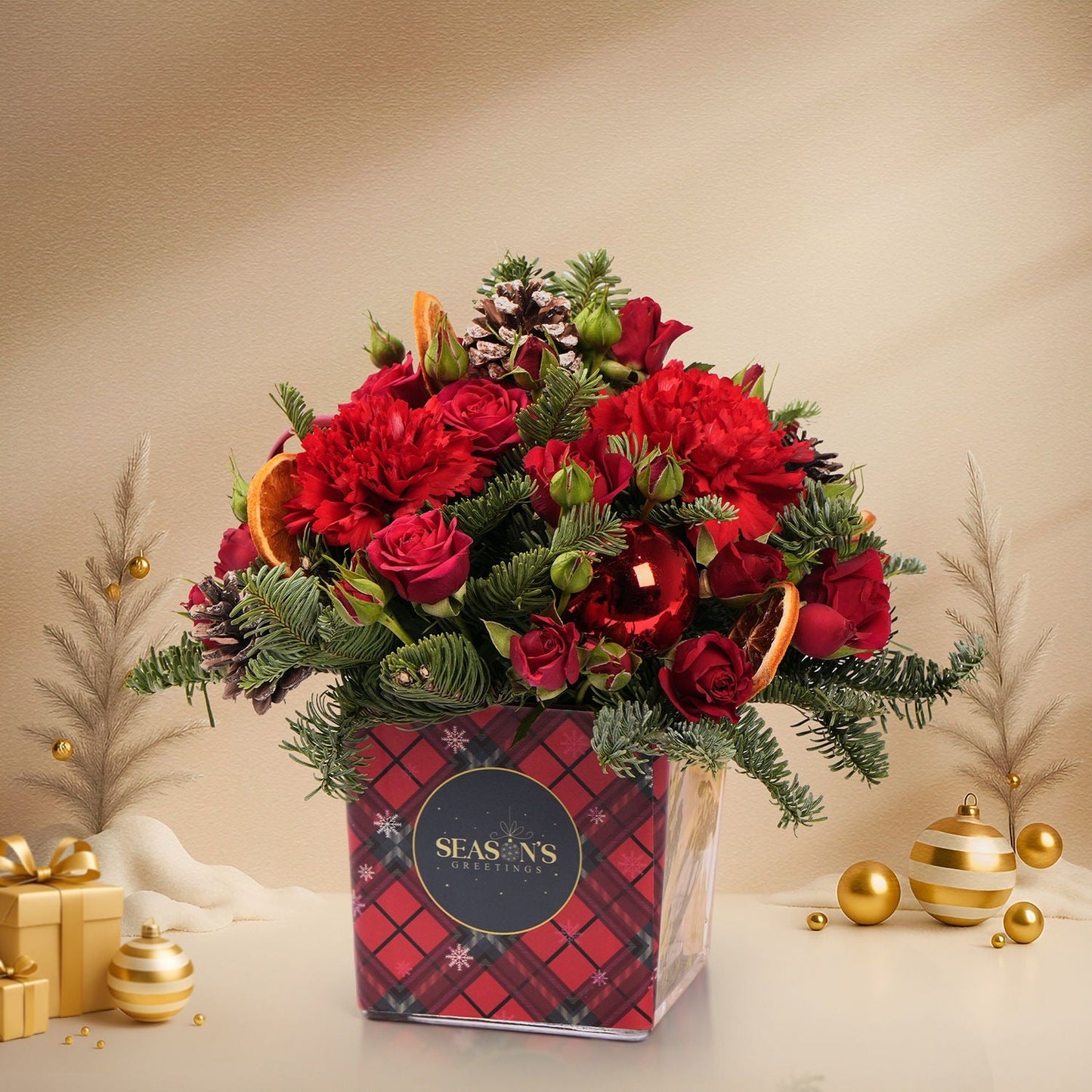 Seasons Greetings Floral Box