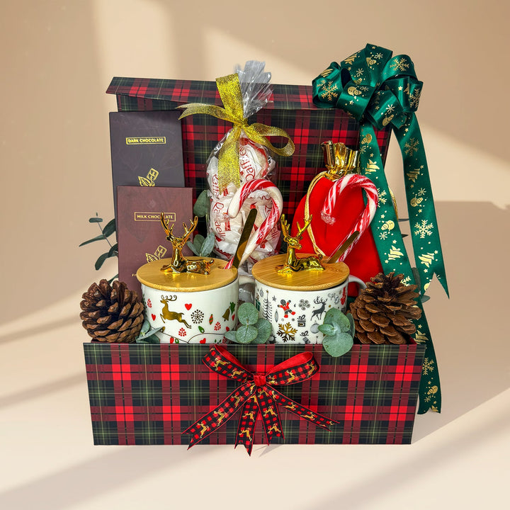 سلة هدايا تحيات الموسم الاحتفالية – أفضل هدية للعطلات