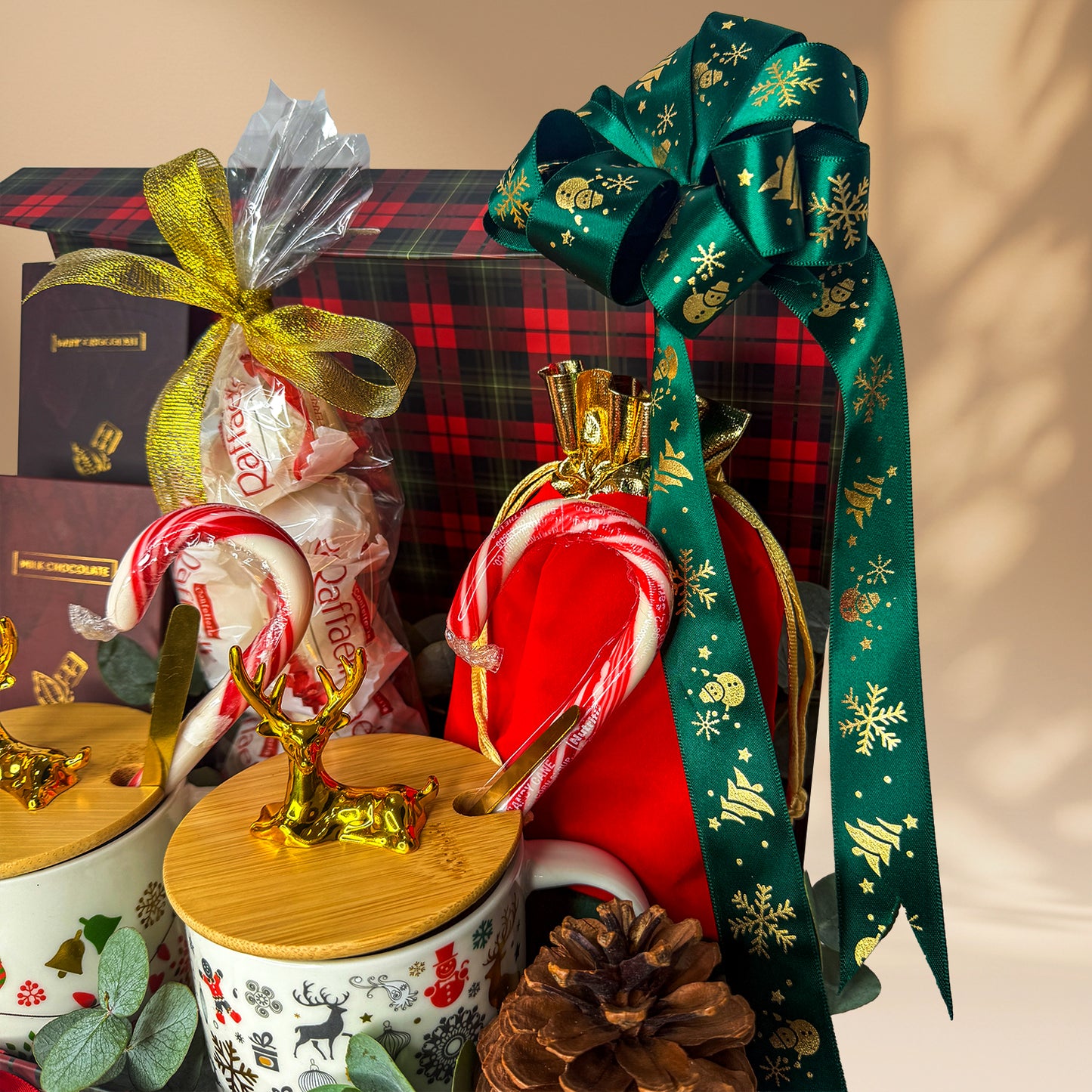 سلة هدايا تحيات الموسم الاحتفالية – أفضل هدية للعطلات