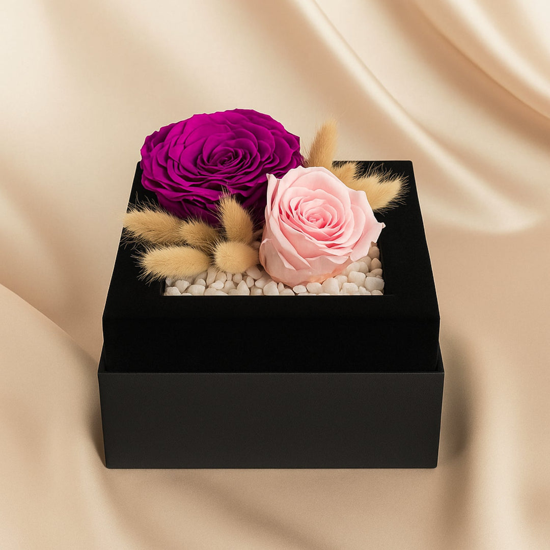 ترتيب ورود الهدوء الفاخر في صندوق أسود أنيق