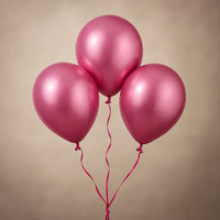 Elegant Set of 3 Pink Helium Balloon - Perfect for Any Celebration