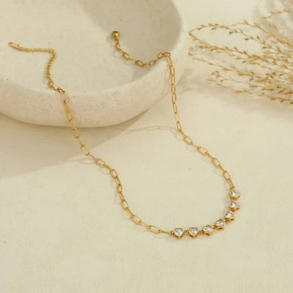 Elegant Mother's Garden: Floral Arrangement & Gold-Finish Necklace Gift Set