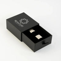 Luxurious Signature Jewelry Checkered Cufflinks for Men