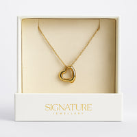 Signature Jewelry | Elegant Golden Heart Necklace