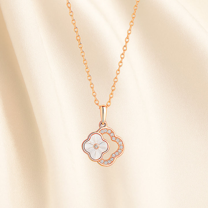 Signature Jewelry Rose Blossom Pendant Necklace
