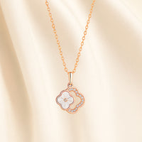 Signature Jewelry Rose Blossom Pendant Necklace