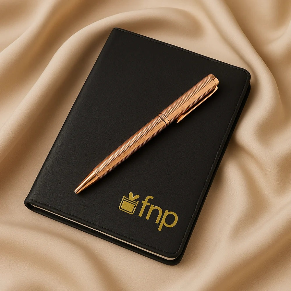 Luxurious Signature Jewelry Royal Rose Gold Ballpoint Pen