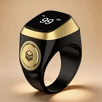 Smart Zikr Ring - Waterproof Prayer Counter & Reminder
