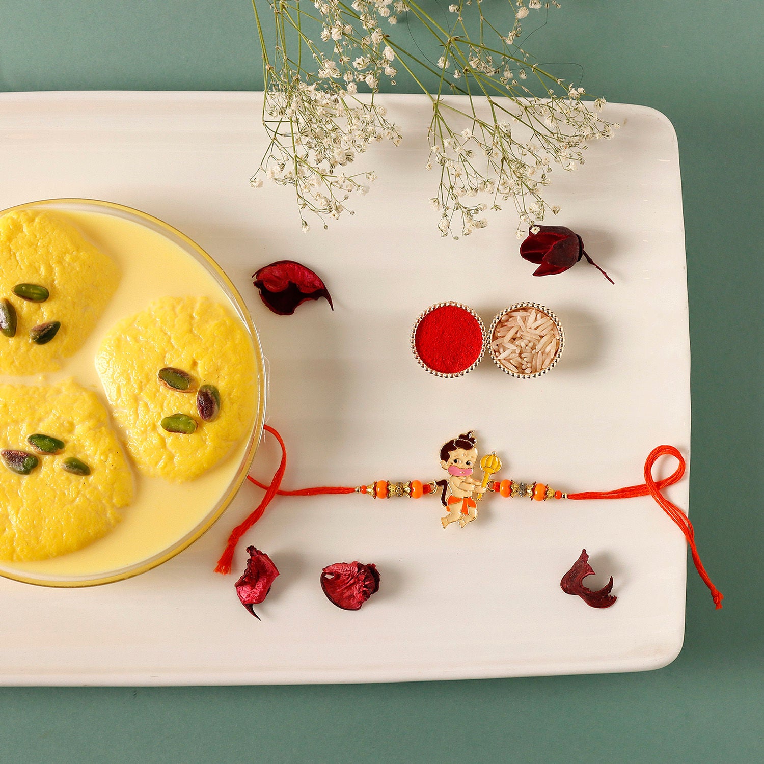Sneh Bal Hanuman Rakhi & Rasmalai