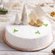 Delightful Snowy Christmas Vanilla Cake - A Festive Treat