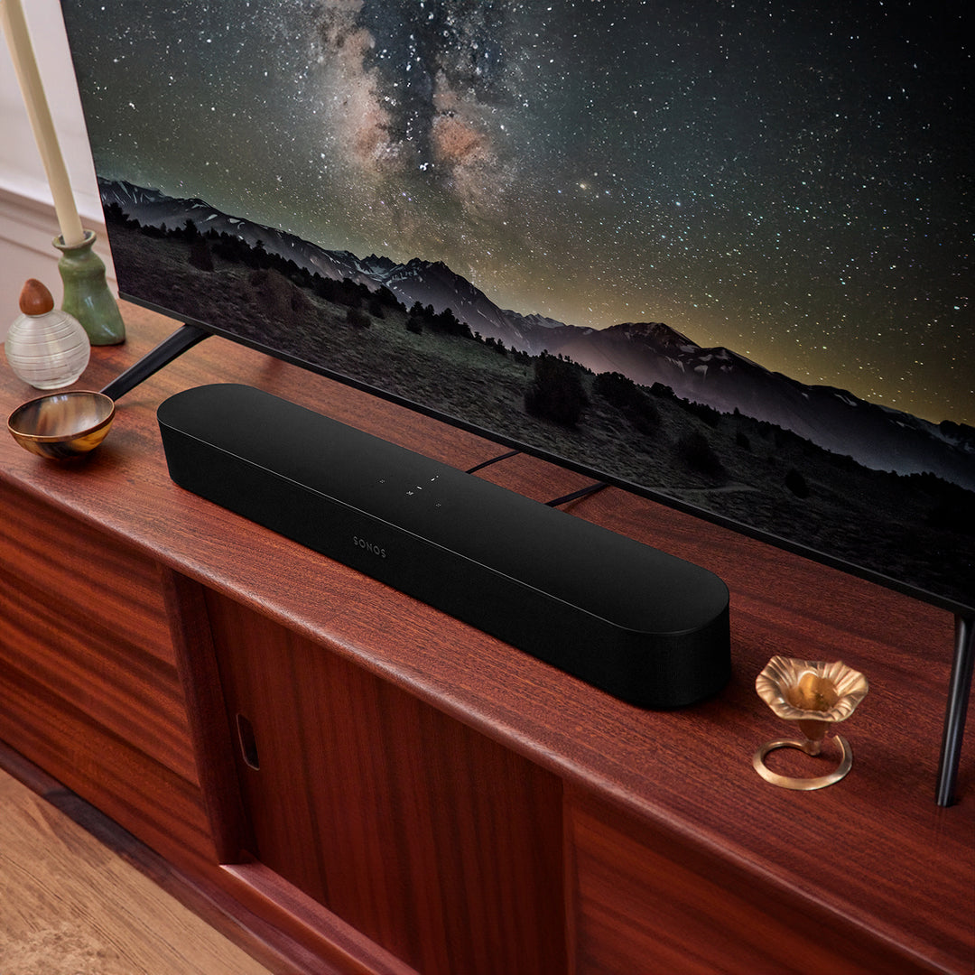 سونووس بيم (الجيل الثاني) مكبر صوت ذكي مع دولبي أتموس والتحكم الصوتي - أسود