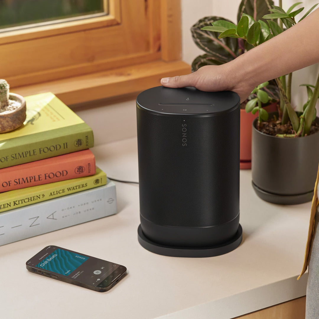 سونوس موف جين 2: مكبر الصوت الذكي المحمول باللون الأسود