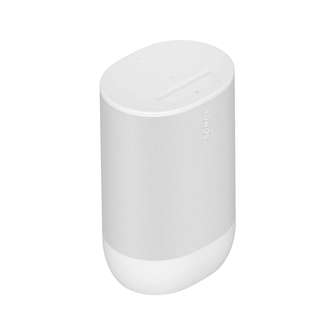 مكبر صوت ذكي محمول سونوس موف جن 2 – أبيض | صوت متميز وتصميم متين