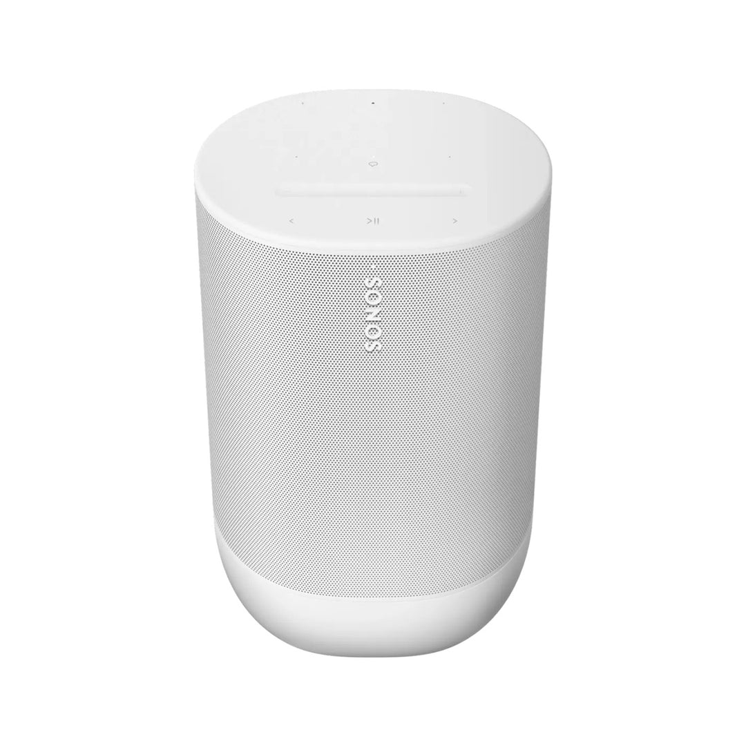 مكبر صوت ذكي محمول سونوس موف جن 2 – أبيض | صوت متميز وتصميم متين