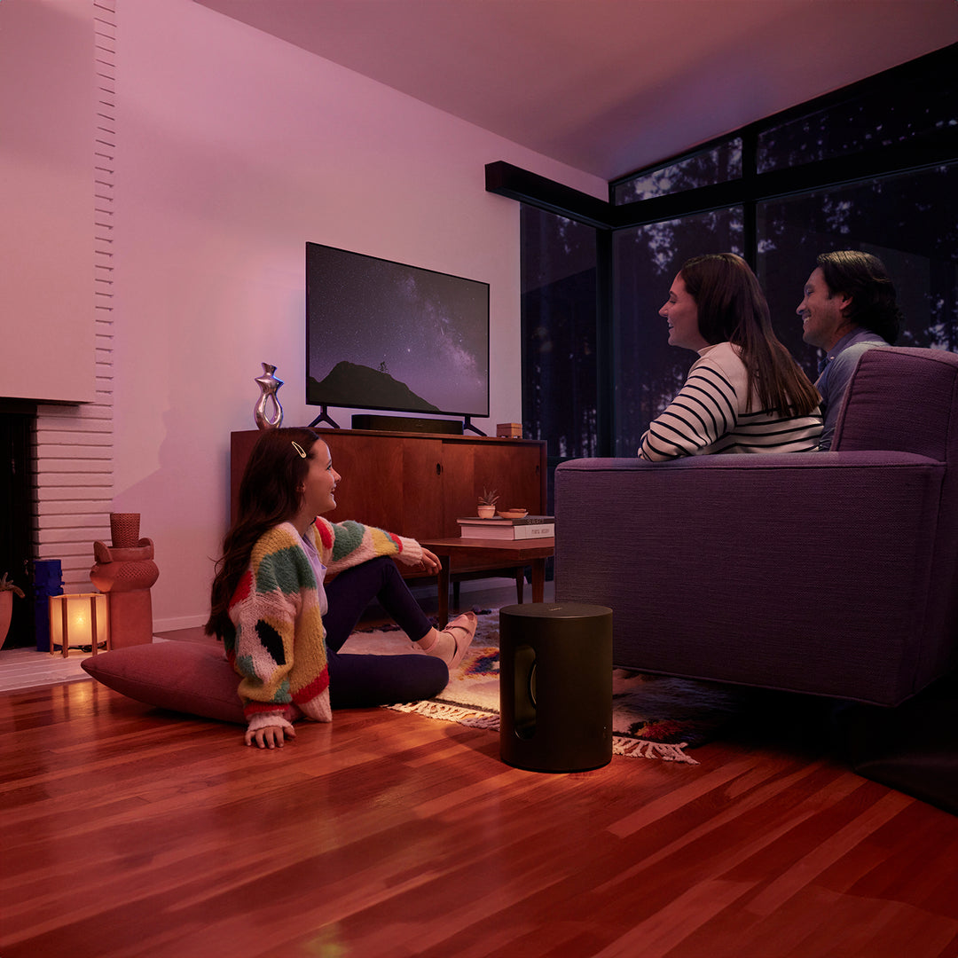 Sonos Sub Mini Wireless Subwoofer – Black | Powerful Bass, Sleek Design