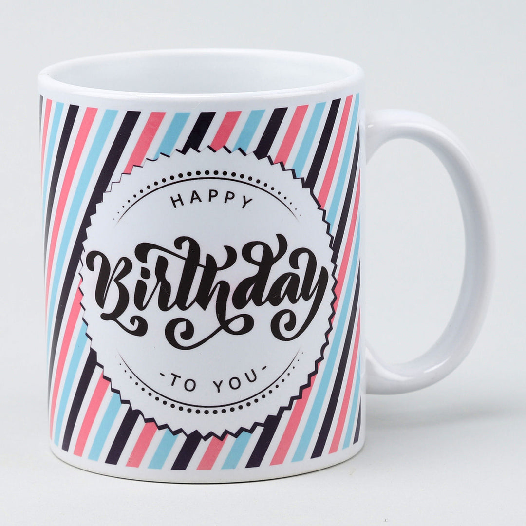 كوب عيد ميلاد سيراميك أنيق بتصميم ملون - هدية مثالية