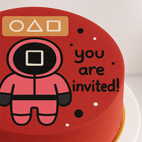 Squid Game You Are Invited Cake