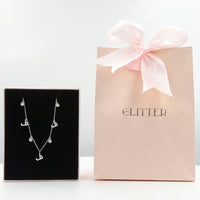 Sterling Silver Necklace Arabic Letter F