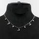 Sterling Silver Necklace Arabic Letter F