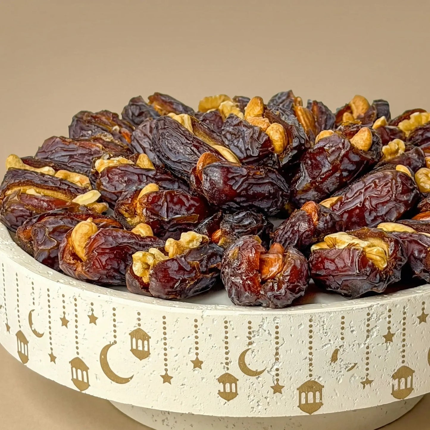 Luxury Nut-Stuffed Dates in Elegant Vase
