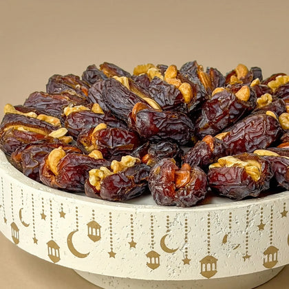 Luxury Nut-Stuffed Dates in Elegant Vase