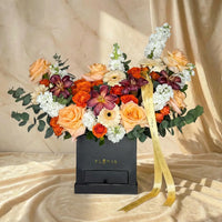 تناغم غروب الحصاد: ترتيب زهور فاخر