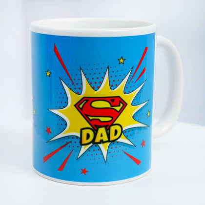 Superman Dad Ceramic Mug - Perfect Gift for Super Dads