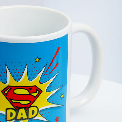 Superman Dad Ceramic Mug - Perfect Gift for Super Dads