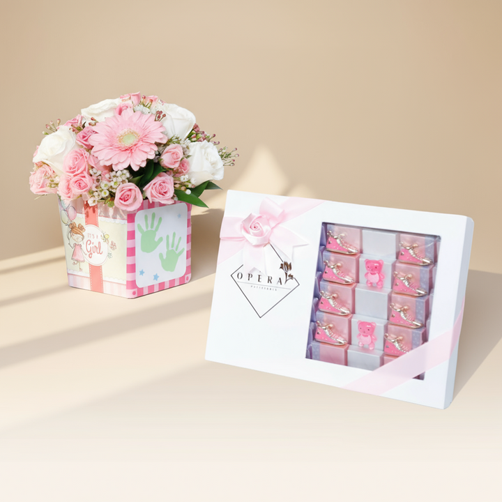 Opera Patisserie | Sweet Princess Welcome Box - Celebrate the Arrival of Your Little Girl