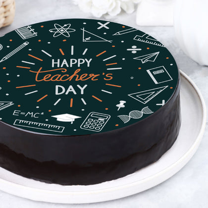 Delightful Teacher's Day Chocolate Joy Cake