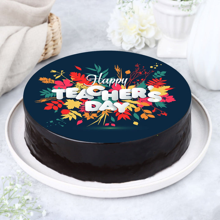 Delightful Teacher's Day Chocolate Cake - Half Kg