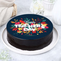 Delightful Teacher's Day Chocolate Cake - Half Kg
