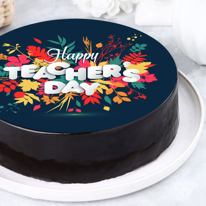 Delightful Teacher's Day Chocolate Cake - Half Kg