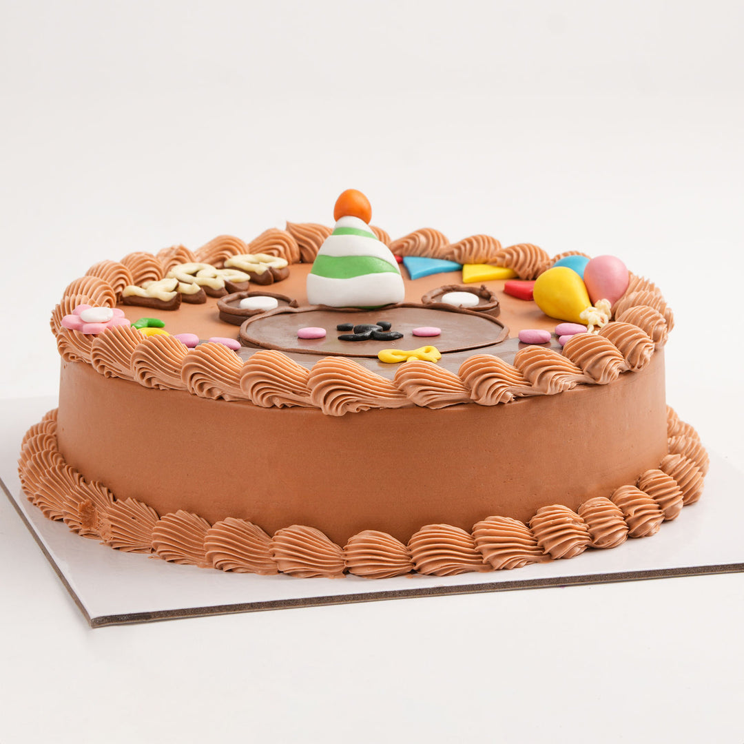 كيكة عيد ميلاد على شكل دبدوب لذيذ