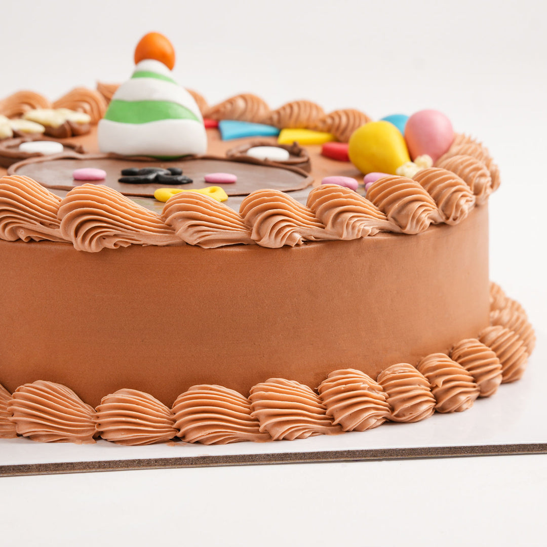 كيكة عيد ميلاد على شكل دبدوب لذيذ