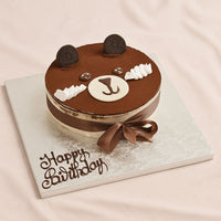 Adorable Teddy Love Tiramisu Cake - Perfect for Celebrations