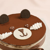 Adorable Teddy Love Tiramisu Cake - Perfect for Celebrations