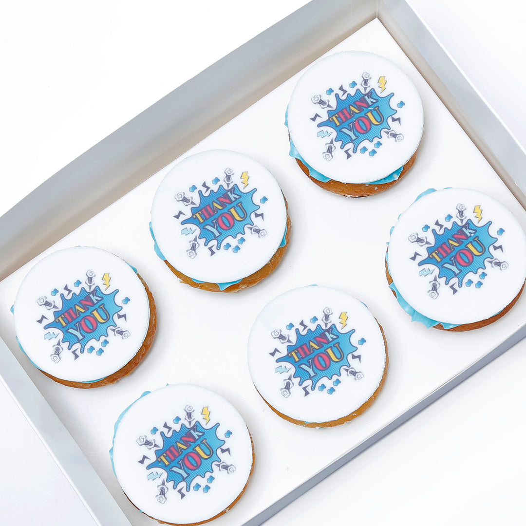 كب كيك شكراً بالشوكولاتة - 6 قطع