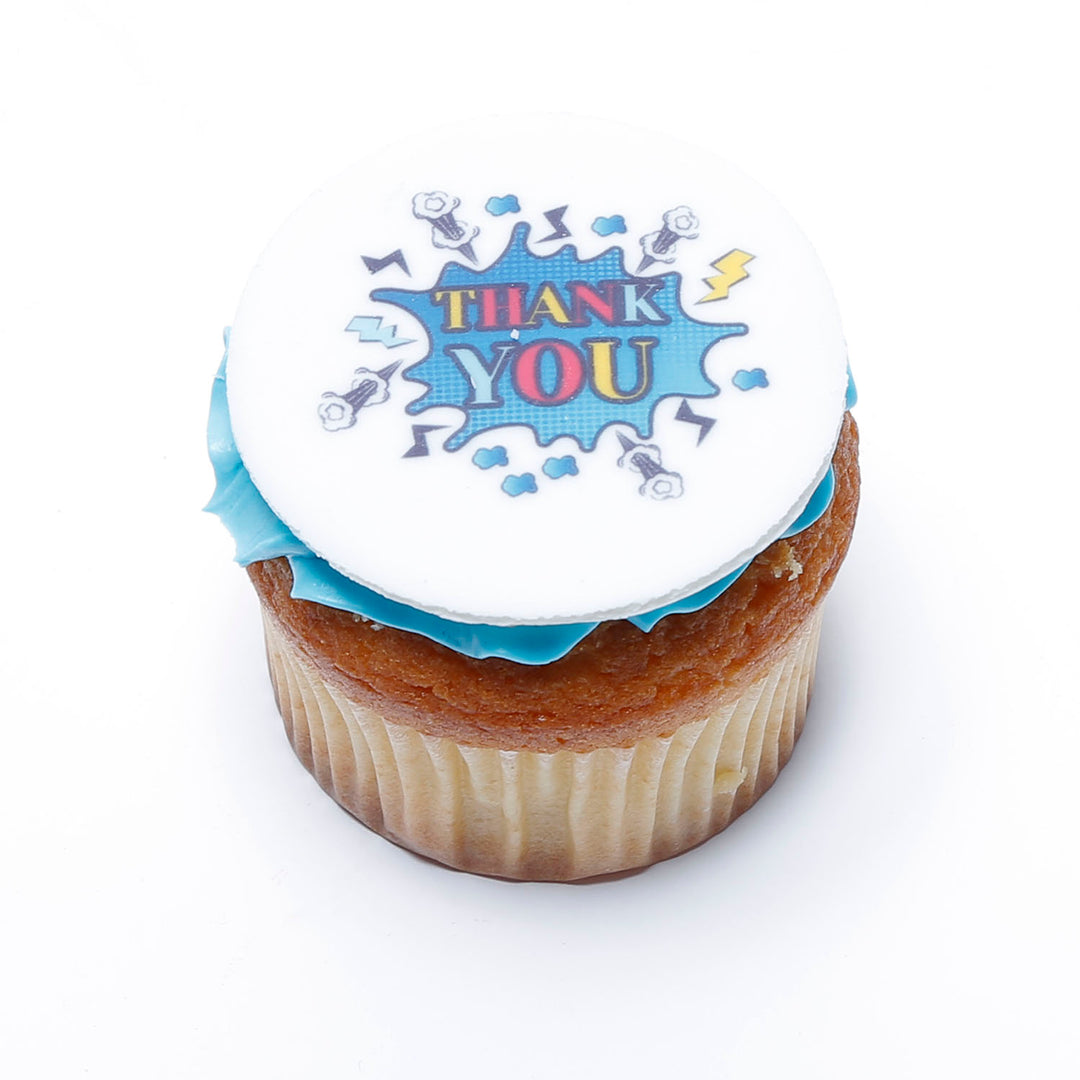 كب كيك شكراً بالشوكولاتة - 6 قطع