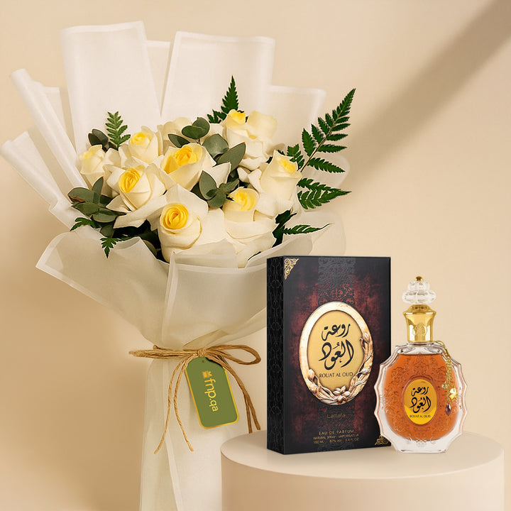 The Noble White Bouquet With Rouat By Lattafa