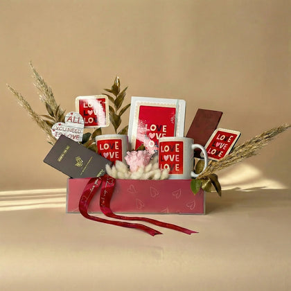 سلة حب فاخرة: أناقة خالدة وذوق حلو