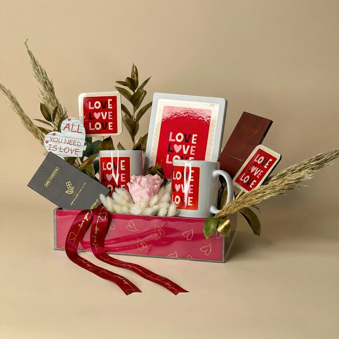 سلة حب فاخرة: أناقة خالدة وذوق حلو