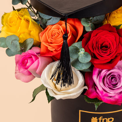 The Rainbow Rose Box
