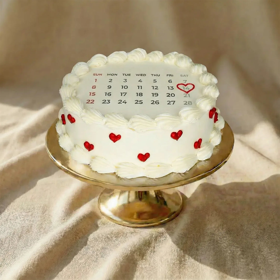 Romantic Chocolate Valentine Celebration Cake