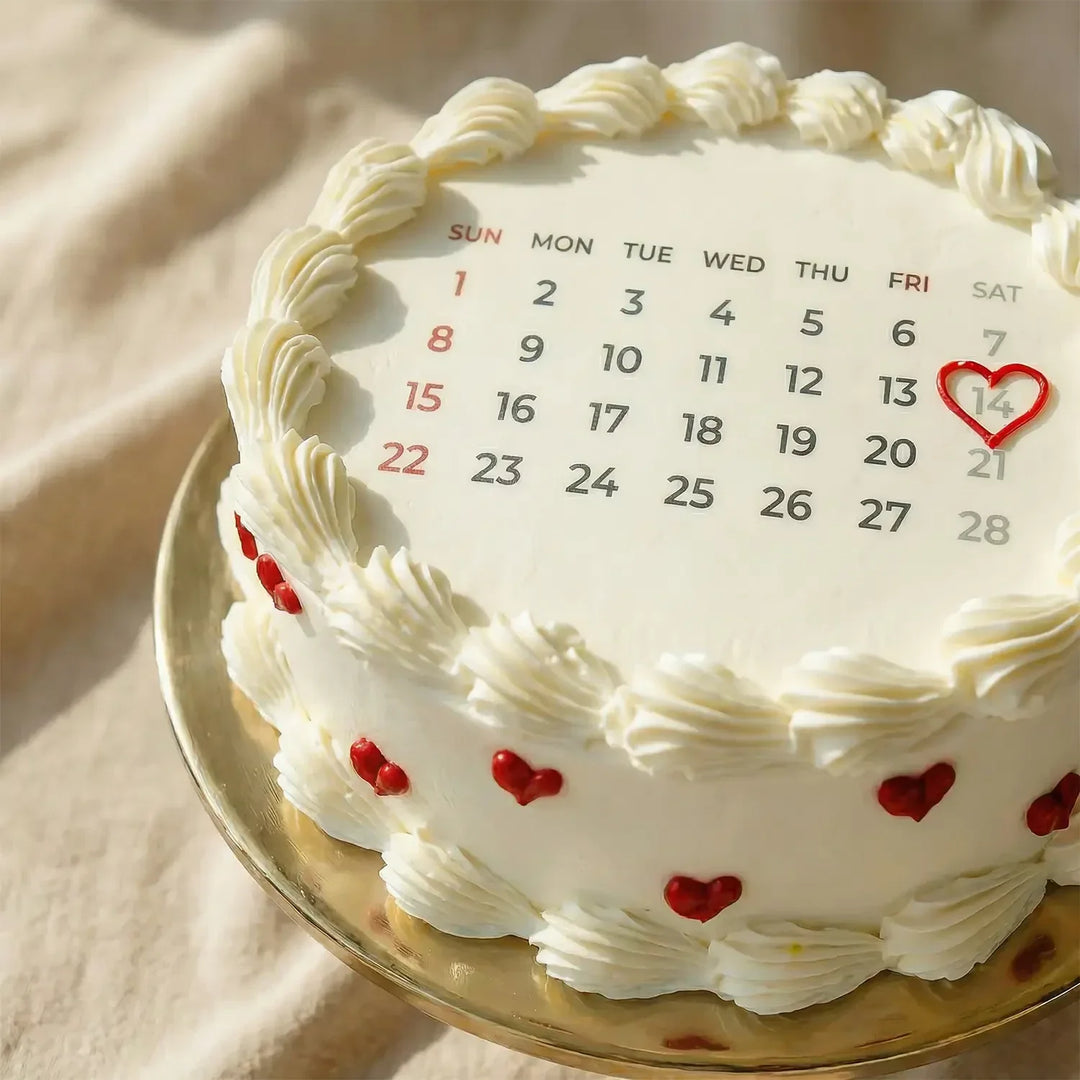 Romantic Chocolate Valentine Celebration Cake