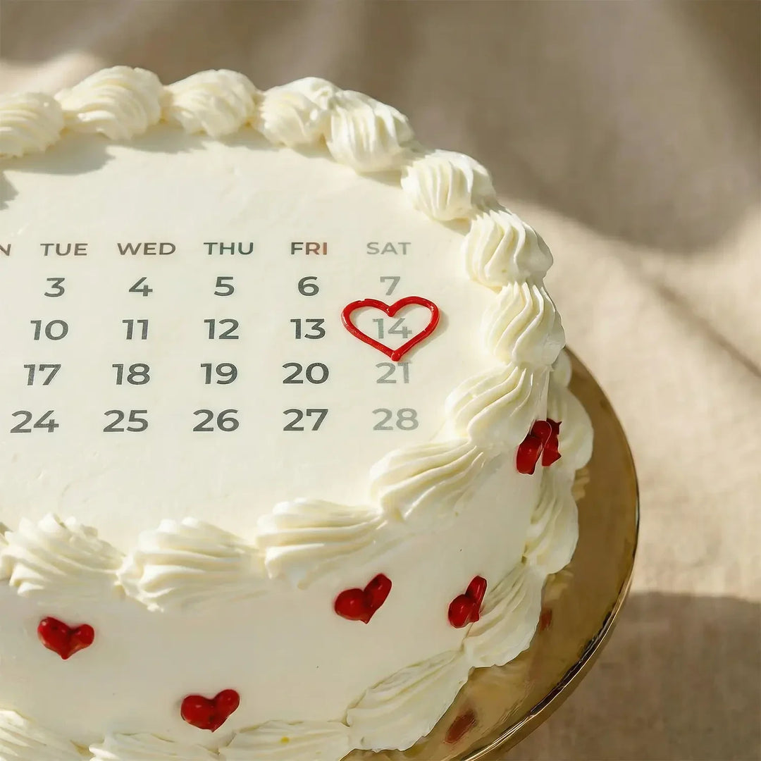 Romantic Chocolate Valentine Celebration Cake