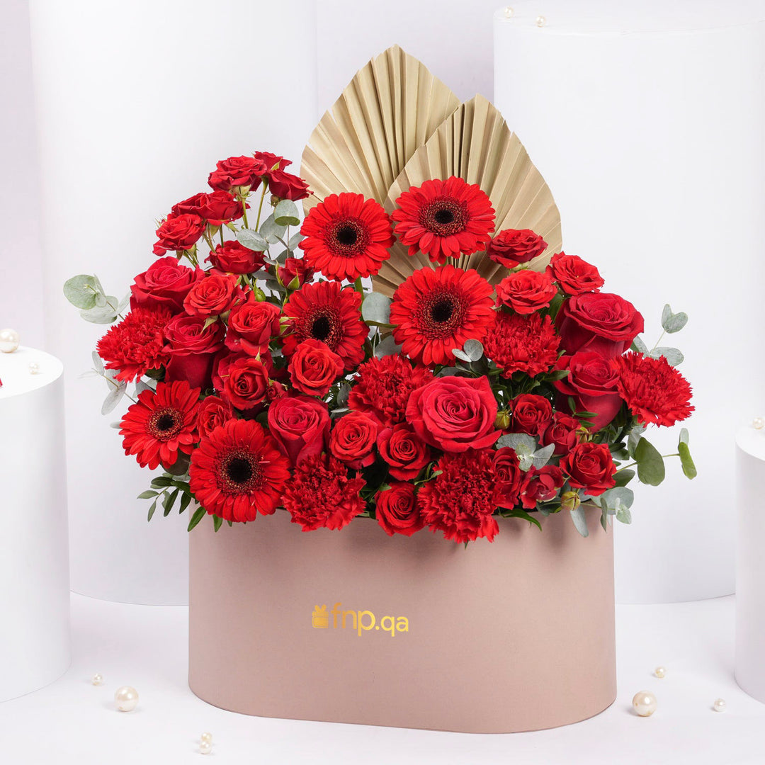 زهور خالدة: ترتيب زهور فاخر لعيد الحب