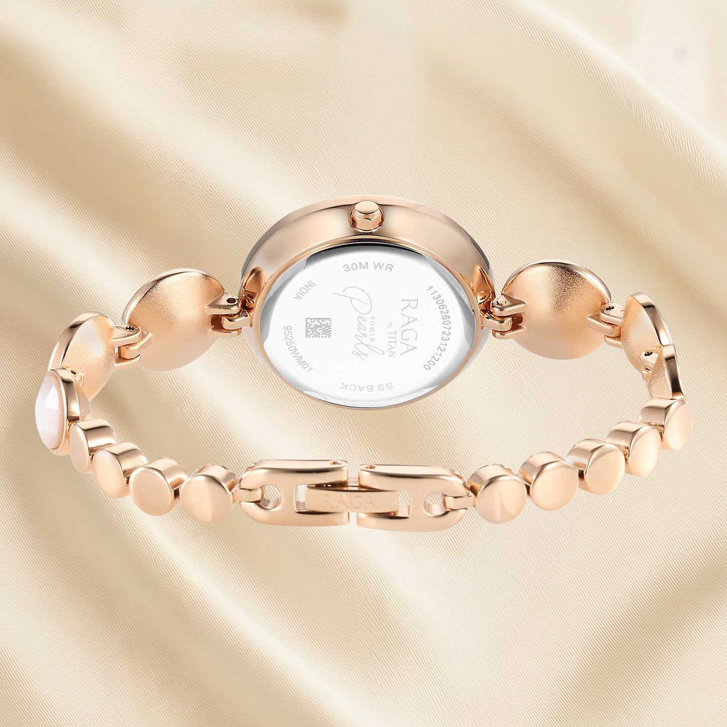 Titan Raga Power Pearls Quartz Analog Watch for Her