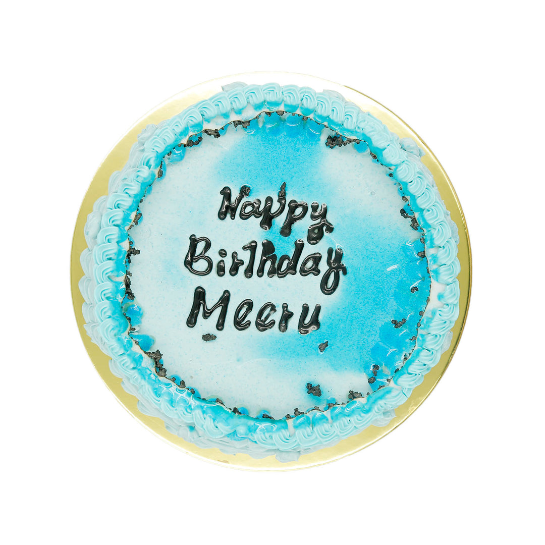 Personalized Happy Birthday Calendar Chocolate Cake