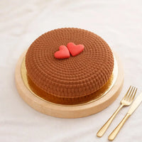 كيكة موس الشوكولاتة الفاخرة لعيد الحب - مثالية للحظات الحلوة